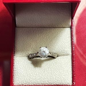 925 Sterling and CZ ring.